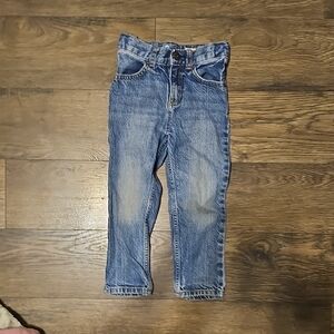 OshKosh B'gosh Light Blue Kids  Jeans Toddler 4t Boy Girl Adjustable Straight